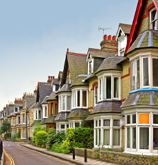 Houses in Row, Home Extensions in Glasgow, Lanarkshire